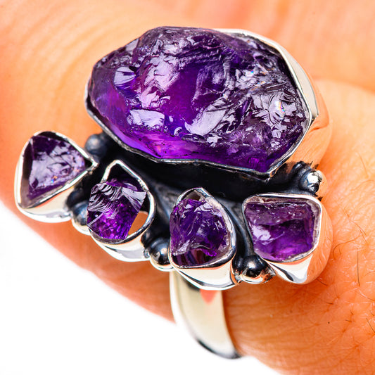 Amethyst Rings handcrafted by Ana Silver Co - RING133226