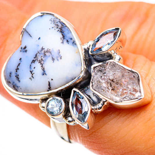 Dendritic Opal Rings handcrafted by Ana Silver Co - RING133234