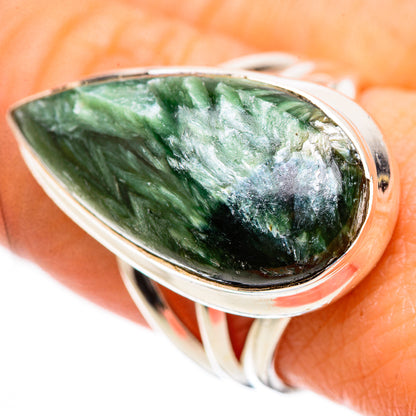 Seraphinite Rings handcrafted by Ana Silver Co - RING133244
