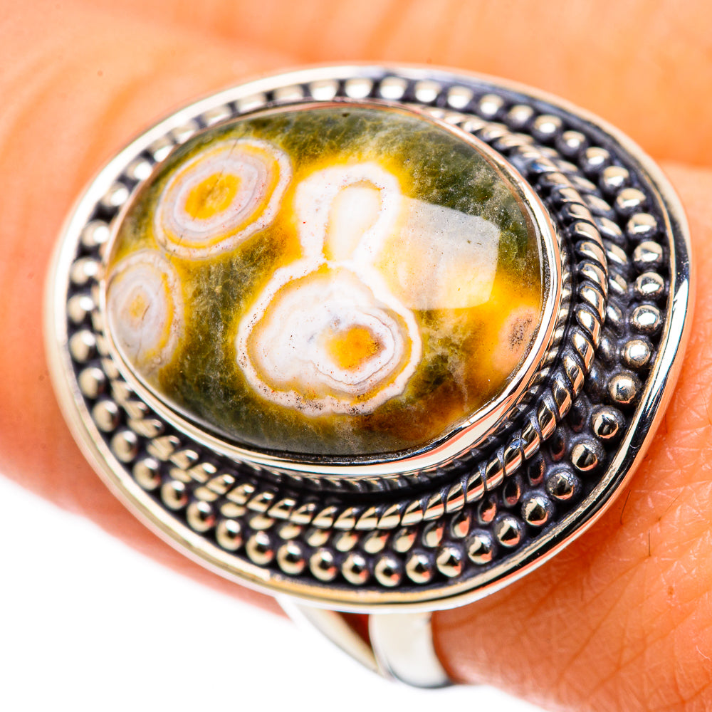 Ocean Jasper Rings handcrafted by Ana Silver Co - RING133245