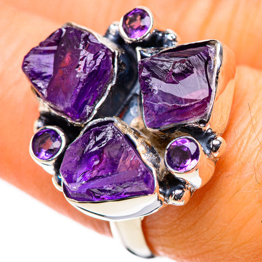 Amethyst Rings handcrafted by Ana Silver Co - RING133247