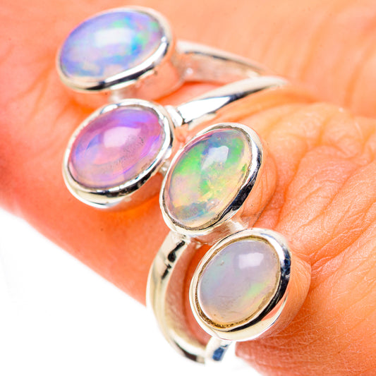 Ethiopian Opal Rings handcrafted by Ana Silver Co - RING133255