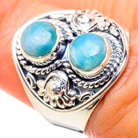 Amazonite Rings handcrafted by Ana Silver Co - RING133258