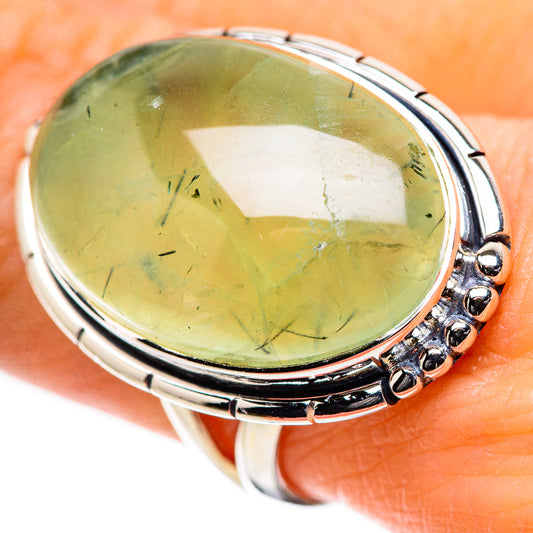 Prehnite Rings handcrafted by Ana Silver Co - RING133264