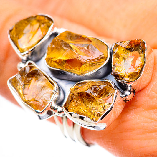 Citrine Rings handcrafted by Ana Silver Co - RING133266