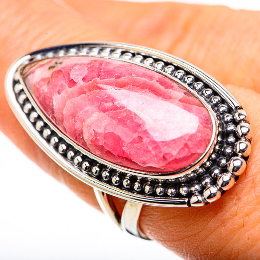 Rhodochrosite Rings handcrafted by Ana Silver Co - RING133268