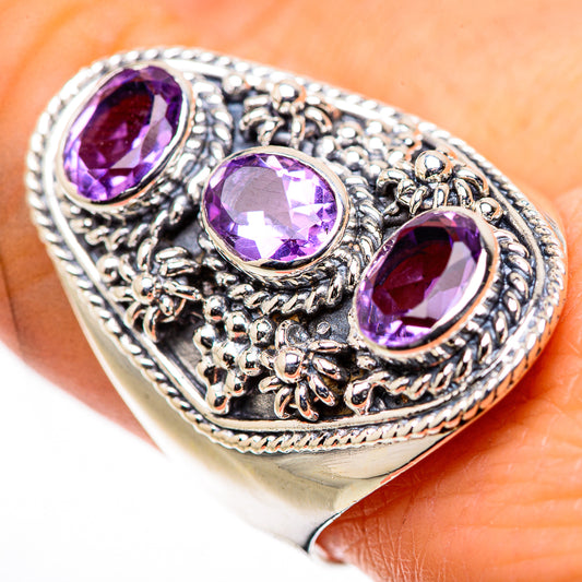 Amethyst Rings handcrafted by Ana Silver Co - RING133269