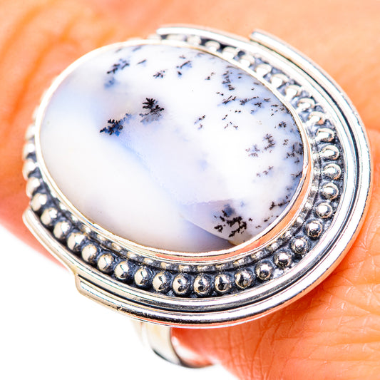 Dendritic Opal Rings handcrafted by Ana Silver Co - RING133273
