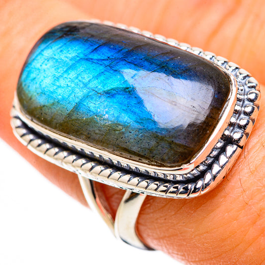 Labradorite Rings handcrafted by Ana Silver Co - RING133284