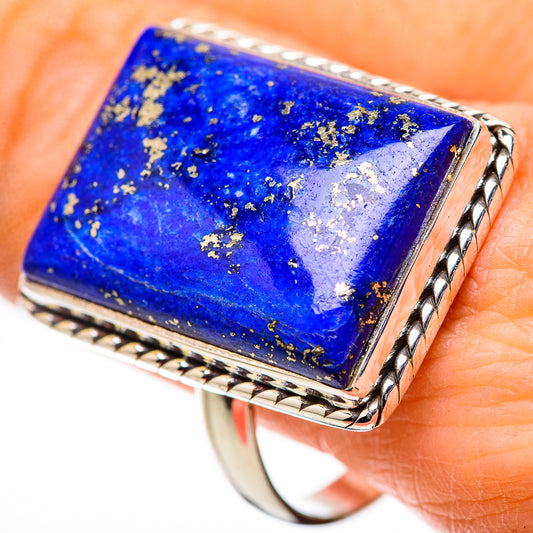 Lapis Lazuli Rings handcrafted by Ana Silver Co - RING133285