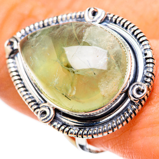 Prehnite Rings handcrafted by Ana Silver Co - RING133294
