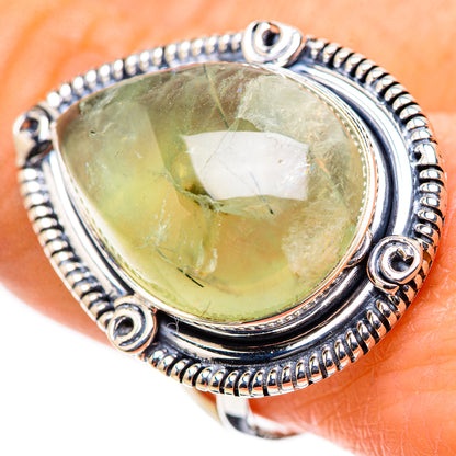 Prehnite Rings handcrafted by Ana Silver Co - RING133294