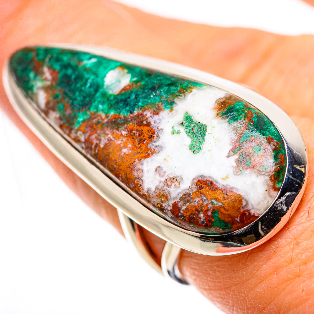 Malachite Rings handcrafted by Ana Silver Co - RING133297