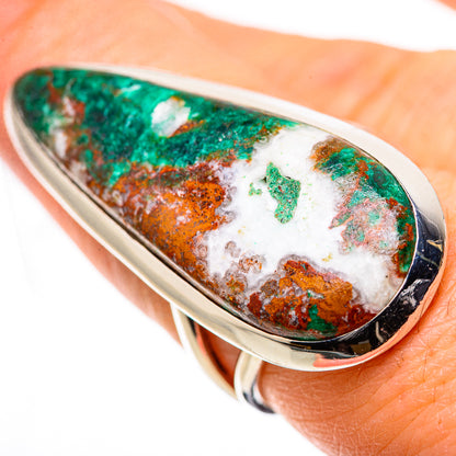 Malachite Rings handcrafted by Ana Silver Co - RING133297