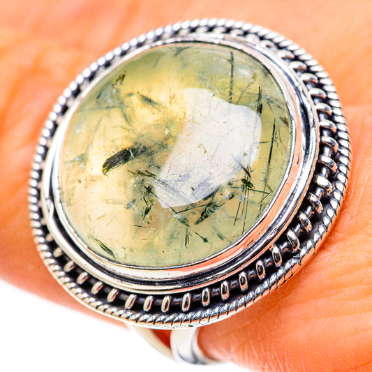 Prehnite Rings handcrafted by Ana Silver Co - RING133322