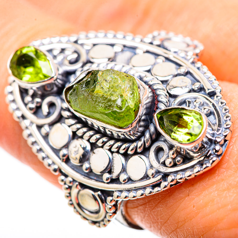 Peridot Rings handcrafted by Ana Silver Co - RING133337