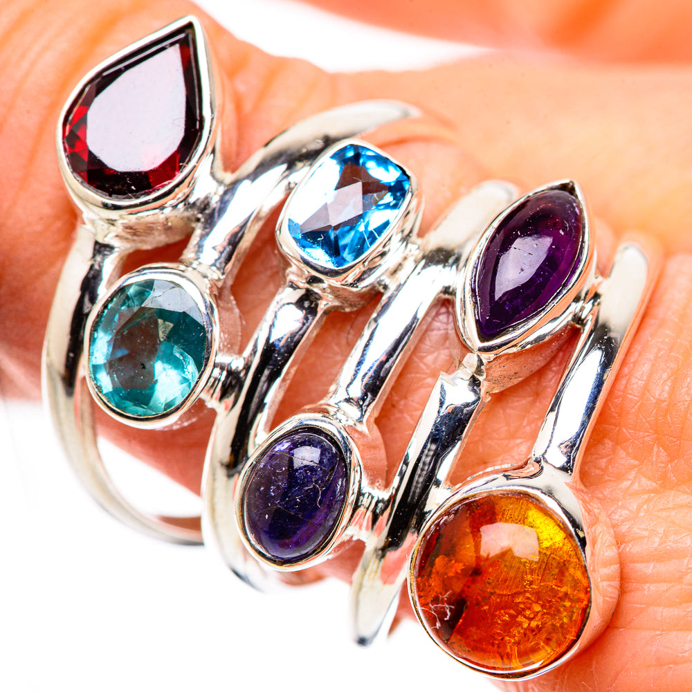 Baltic Amber Rings handcrafted by Ana Silver Co - RING133347