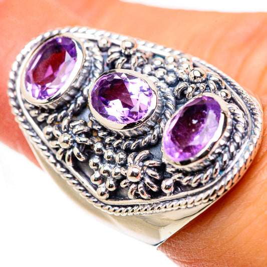 Amethyst Rings handcrafted by Ana Silver Co - RING133354
