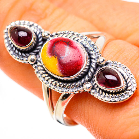 Mookaite Rings handcrafted by Ana Silver Co - RING133369