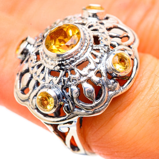 Citrine Rings handcrafted by Ana Silver Co - RING133371