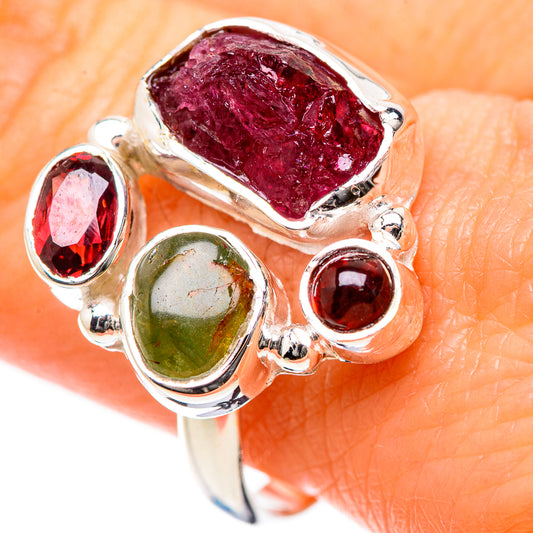 Garnet Rings handcrafted by Ana Silver Co - RING133381