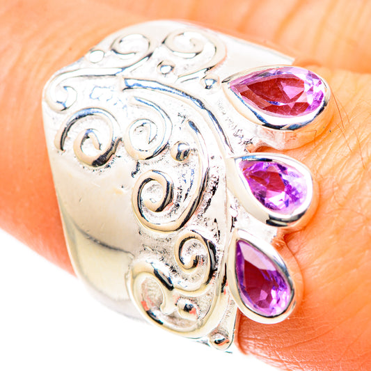 Amethyst Rings handcrafted by Ana Silver Co - RING133397