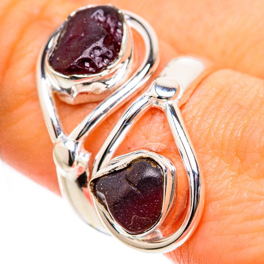 Garnet Rings handcrafted by Ana Silver Co - RING133416