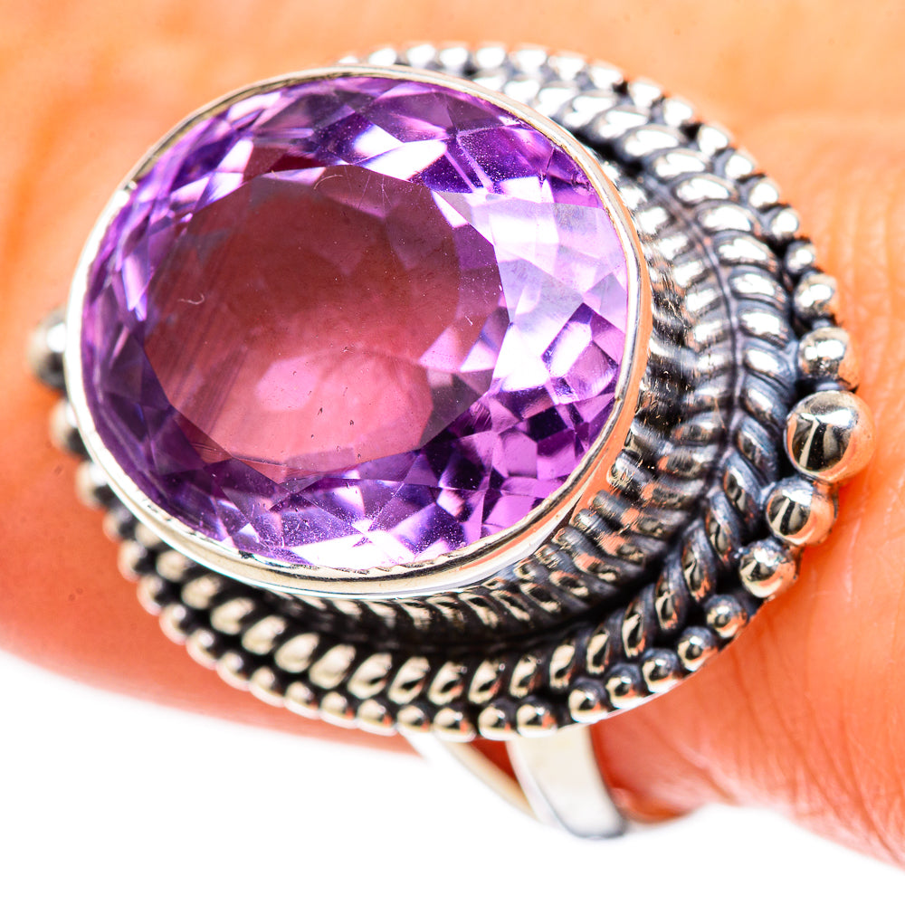Amethyst Rings handcrafted by Ana Silver Co - RING133417
