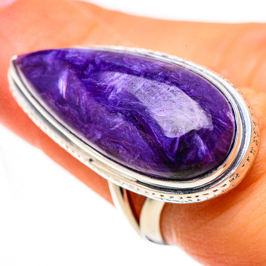 Charoite Rings handcrafted by Ana Silver Co - RING133418