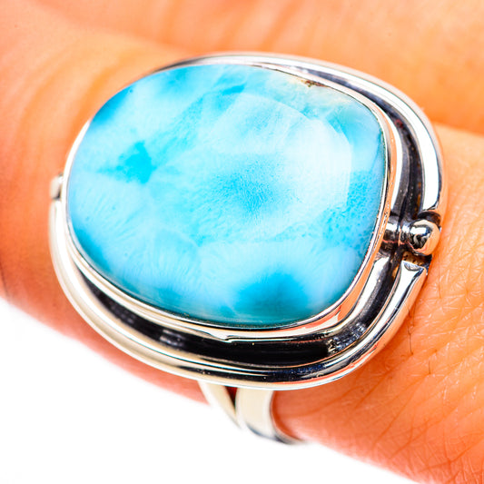 Larimar Rings handcrafted by Ana Silver Co - RING133430