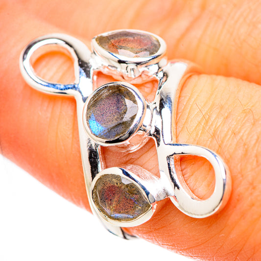 Labradorite Rings handcrafted by Ana Silver Co - RING133431
