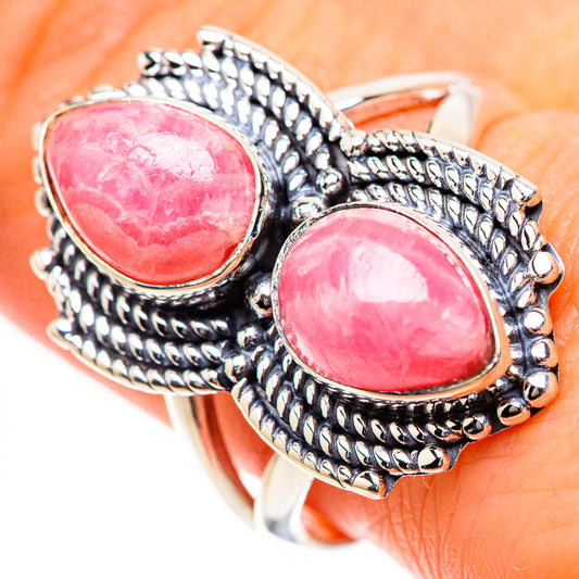 Rhodochrosite Rings handcrafted by Ana Silver Co - RING133435