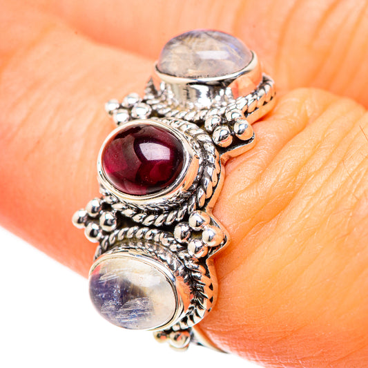 Garnet Rings handcrafted by Ana Silver Co - RING133437
