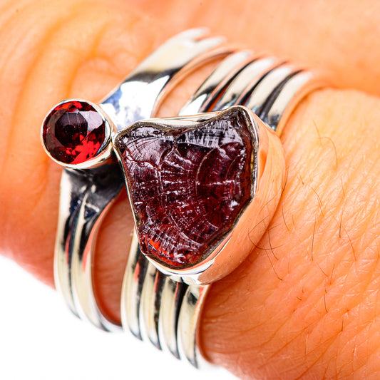 Garnet Rings handcrafted by Ana Silver Co - RING133438