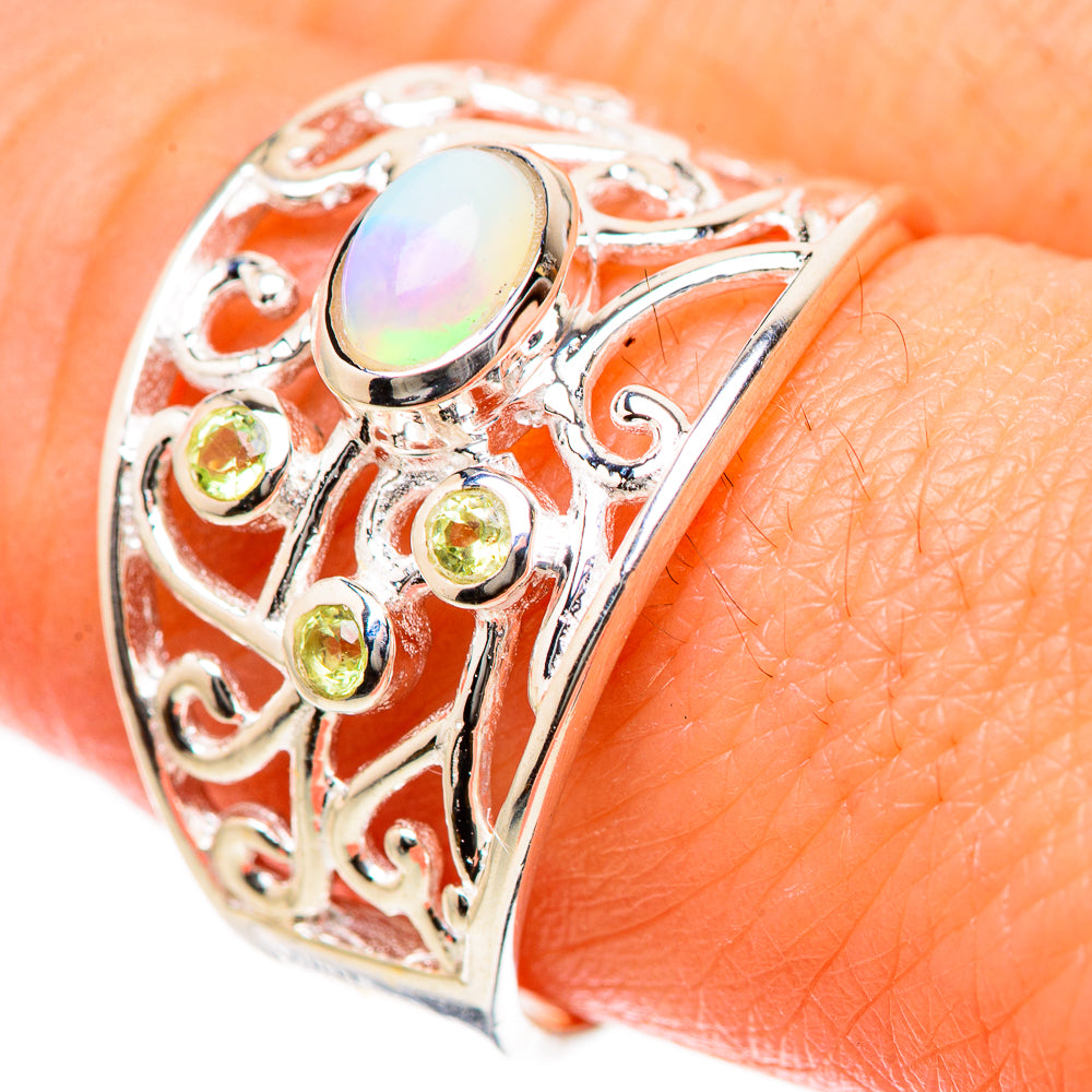 Larimar Rings handcrafted by Ana Silver Co - RING133443