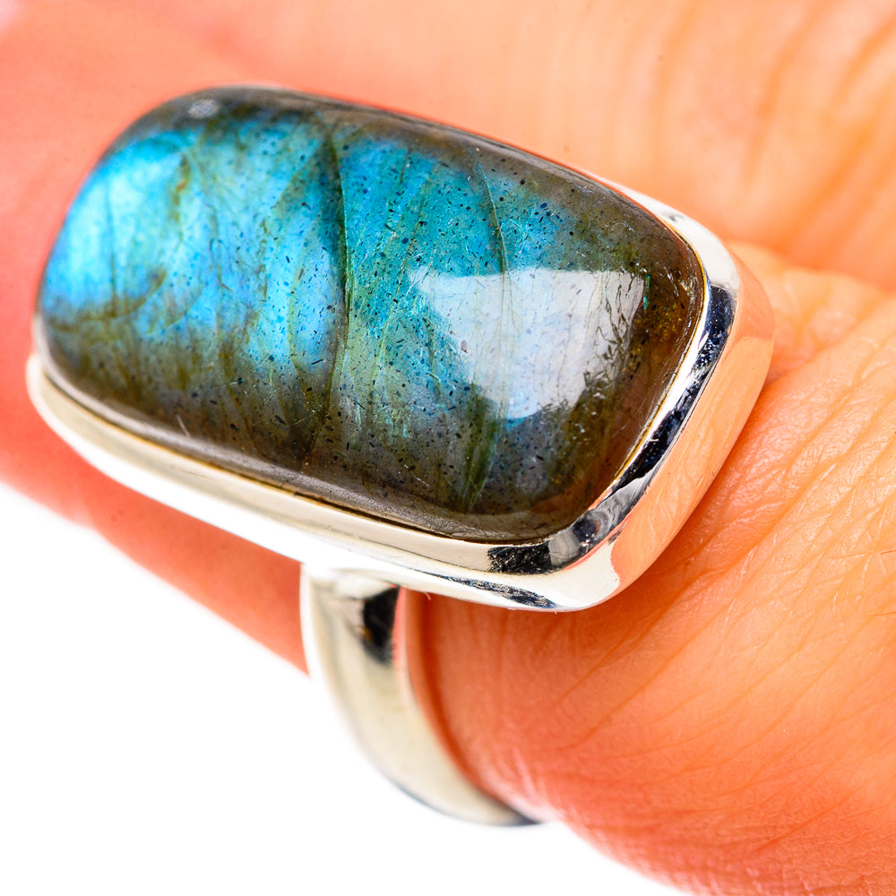 Labradorite Rings handcrafted by Ana Silver Co - RING133446