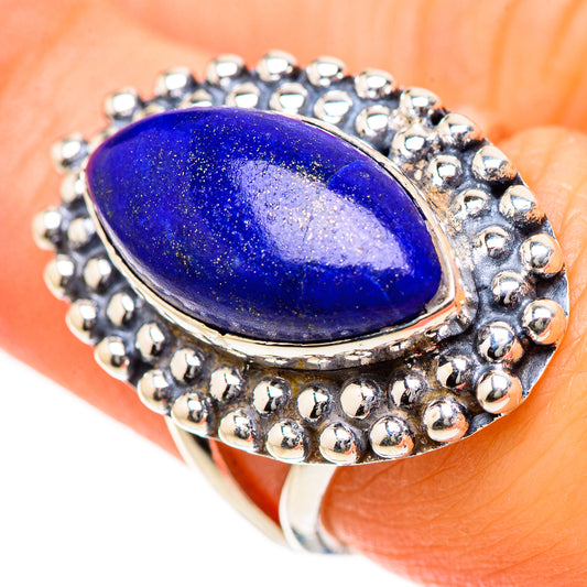 Lapis Lazuli Rings handcrafted by Ana Silver Co - RING133449