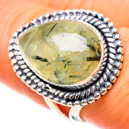 Prehnite Rings handcrafted by Ana Silver Co - RING133452