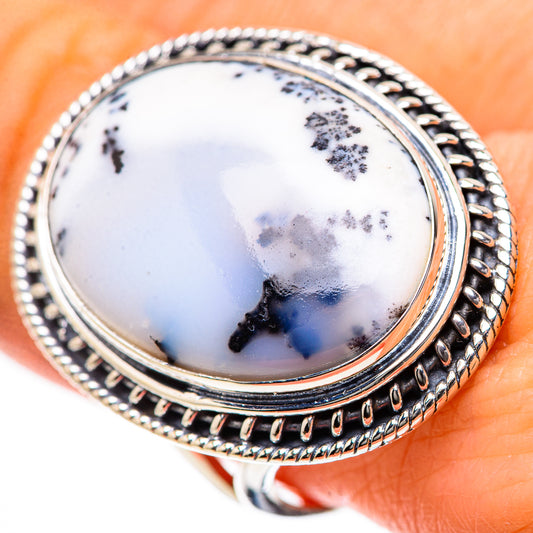 Dendritic Opal Rings handcrafted by Ana Silver Co - RING133464
