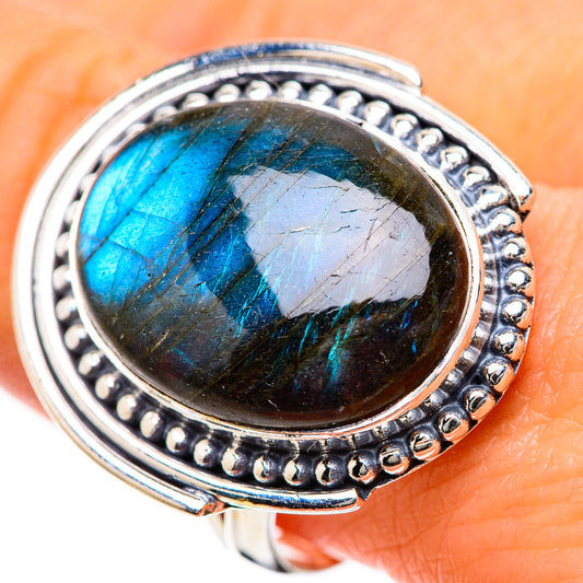 Labradorite Rings handcrafted by Ana Silver Co - RING133472