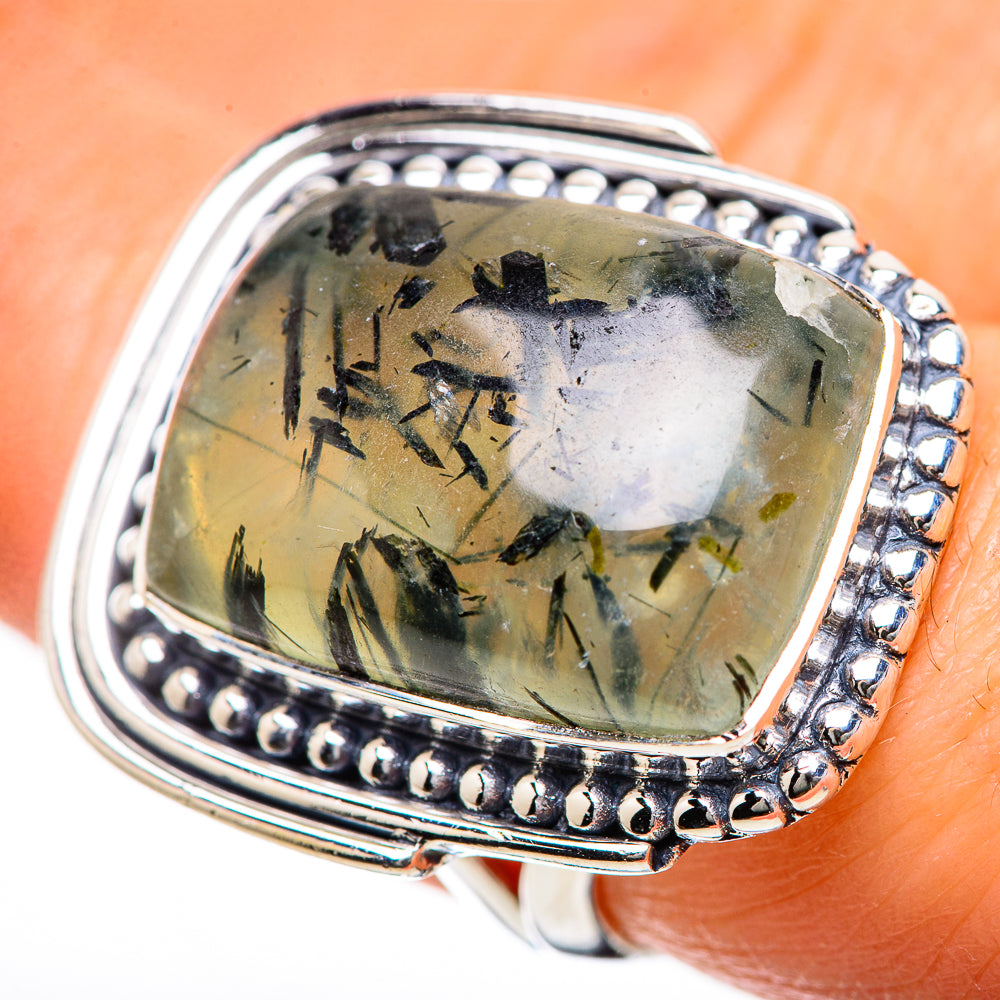 Prehnite Rings handcrafted by Ana Silver Co - RING133476