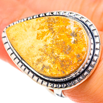 Germany Psilomelane Dendrite Rings handcrafted by Ana Silver Co - RING133479