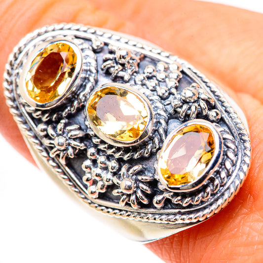 Citrine Rings handcrafted by Ana Silver Co - RING133480