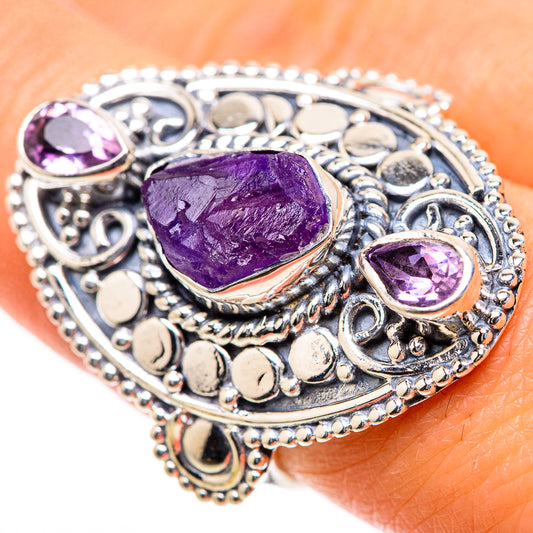Amethyst Rings handcrafted by Ana Silver Co - RING133483