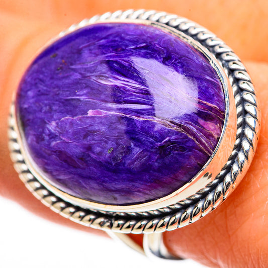 Charoite Rings handcrafted by Ana Silver Co - RING133484