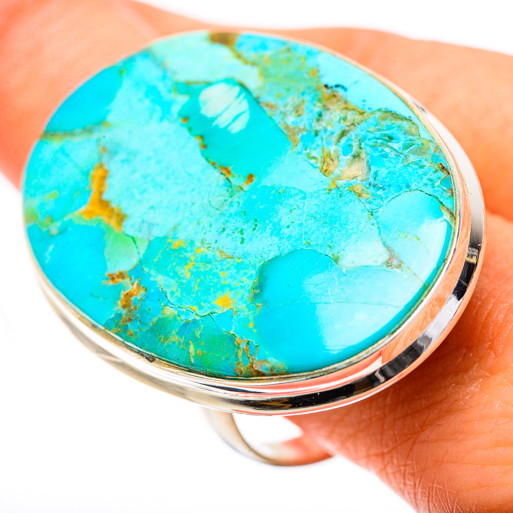 Chrysocolla Rings handcrafted by Ana Silver Co - RING133492