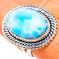 Larimar Rings handcrafted by Ana Silver Co - RING133494