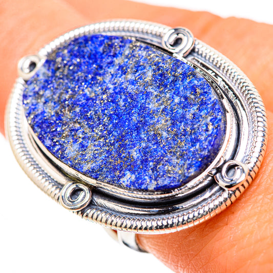 Lapis Lazuli Rings handcrafted by Ana Silver Co - RING133497