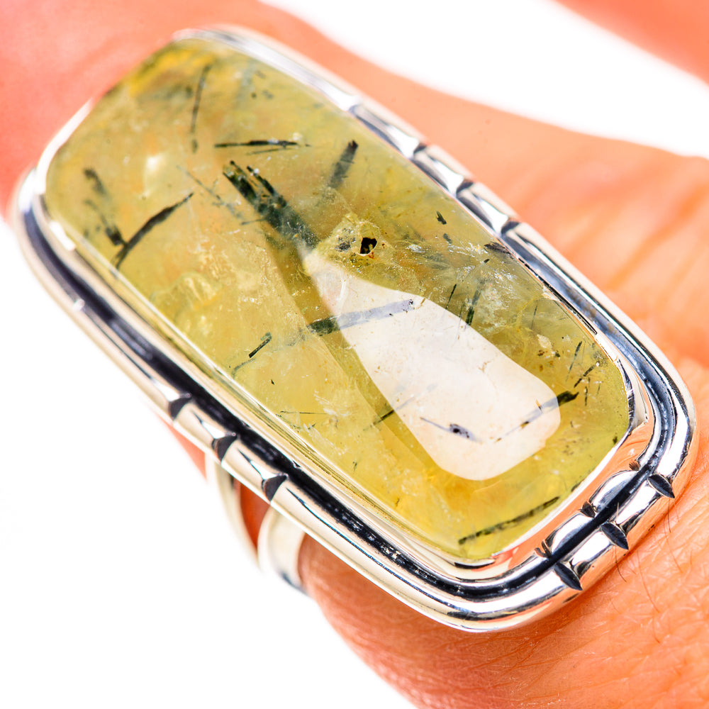Prehnite Rings handcrafted by Ana Silver Co - RING133499