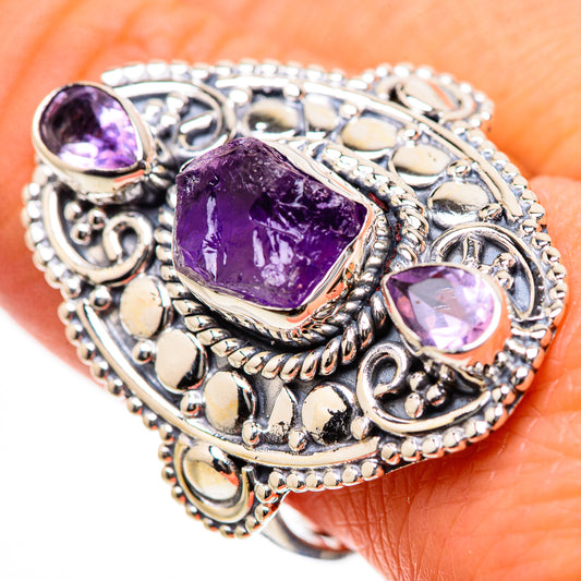Amethyst Rings handcrafted by Ana Silver Co - RING133503